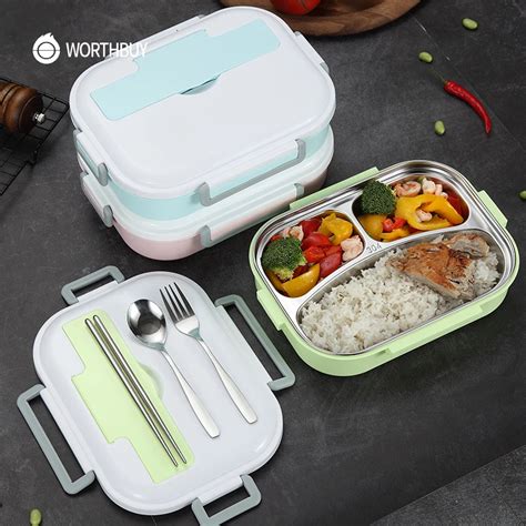 kids stainless steel lunch box containes|bento style lunch box kids.